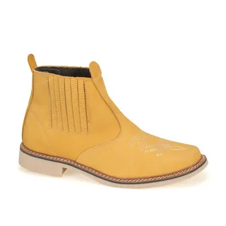 Botina Bota Masculina Couro Bovino Country F1000 Promoção Botina Bota Masculina Couro Bovino Country F1000 Promoção