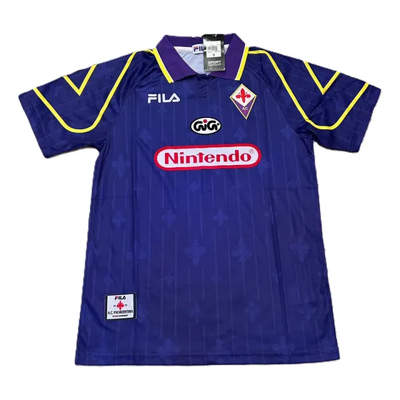 Camisa Retrô Fiorentina I 97/98 Roxo - Ultimas Unidades