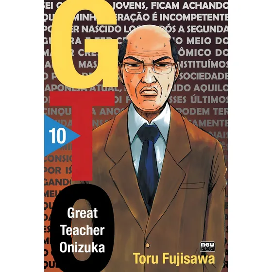 GTO - Volume 10, de Fujisawa, Toru. Editorial NewPOP Editora LTDA ME, capa mole em português, 2019