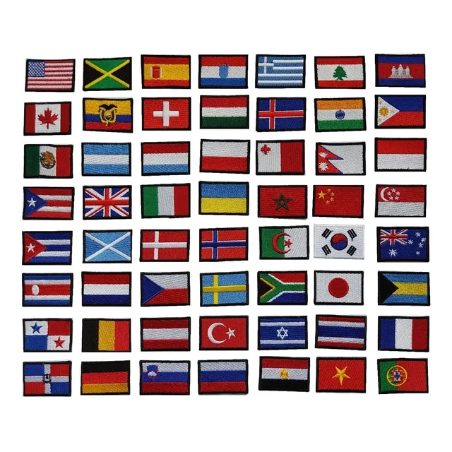 Aplique Banderas Flags Ciudades Parche Coser En Morral X1