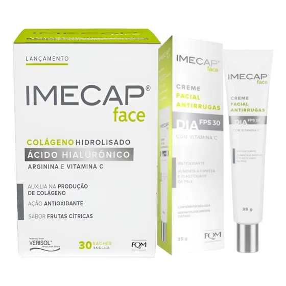 Kit Imecap Rejuvenescedor 30un+imecap Creme Facial Dia Fps30