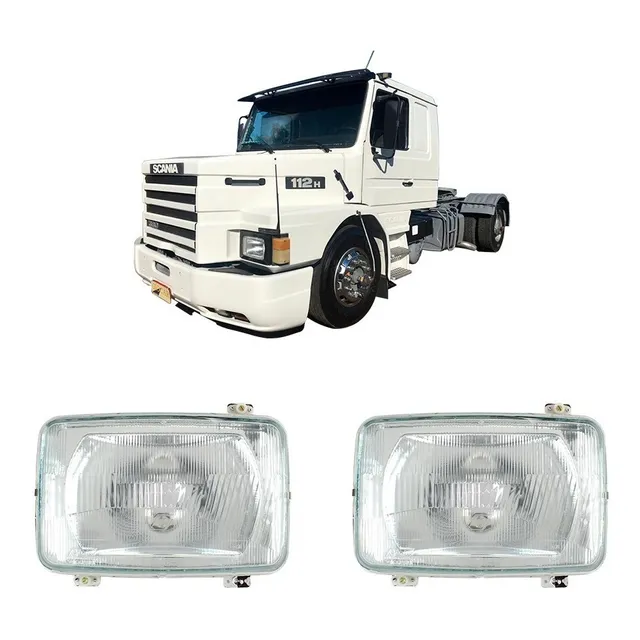 Par Farol Bloco Compatível Scania 112 113 Nino Original