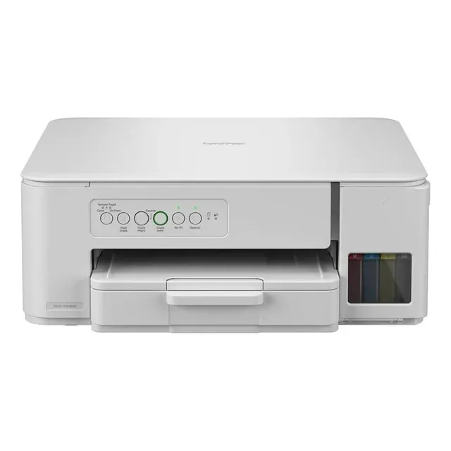 Impresora Multifuncional Brother Blanca Dcp-t426w Rellenable Color Blanco
