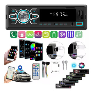 Autoestéreo Carro Auto Bluetooth 1 Din Con 2usb Aux Fm Sd Autoestéreo Carro Auto Bluetooth 1 Din Con 2usb Aux Fm Sd