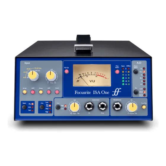 Preamplificador De Micrófono, Isa One, Focusrite