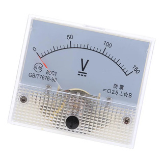 Voltímetro De Panel Analógico Dc 0-150 V Voltímetro De Panel Analógico Dc 0-150 V