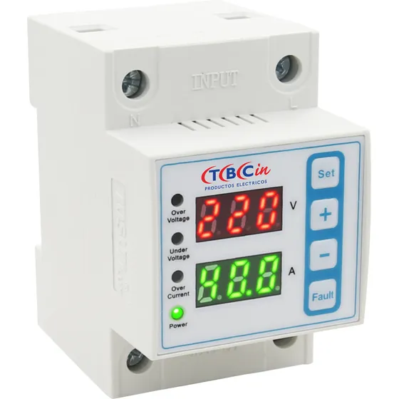 Protector Modular De Voltaje Y Corriente Monofásico 40a Tbc