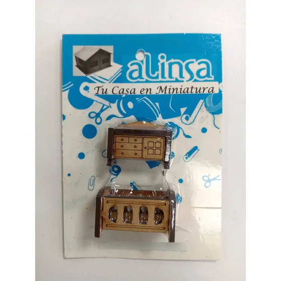 Muebles Interiores Miniatura Para Maqueta O Casa De Muñeca Dormitorio