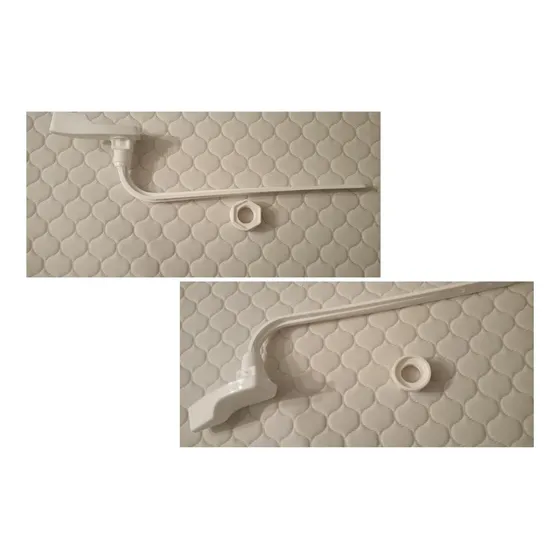Balancin Manilla Poceta Plastico Blanco Venceramica 