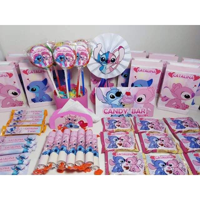 Mesa De Dulces Golosinas Personalizadas Candy Bar Y Mucho +