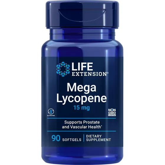 Suplemento Life Extension Con Mega Licopeno De 15 Mg Para Pr