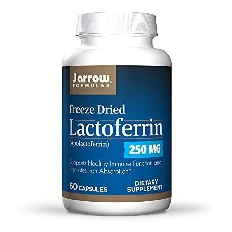 Lactoferrina Jarrow Formulas 250 Mg 60 Cápsulas