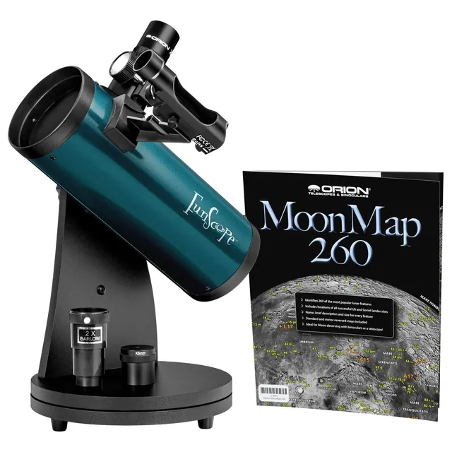 Orion Funscope Kit Telescopo Reflector Mesa In Color