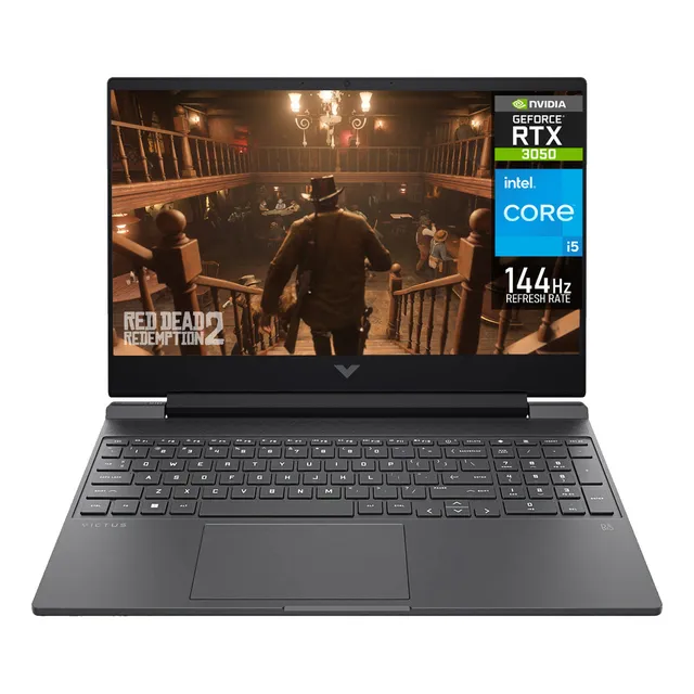 Laptop Gamer HP Victus NVIDIA GeForce RTX 3050 Intel Core i5 8GB RAM 512GB SSD Windows 11 Home