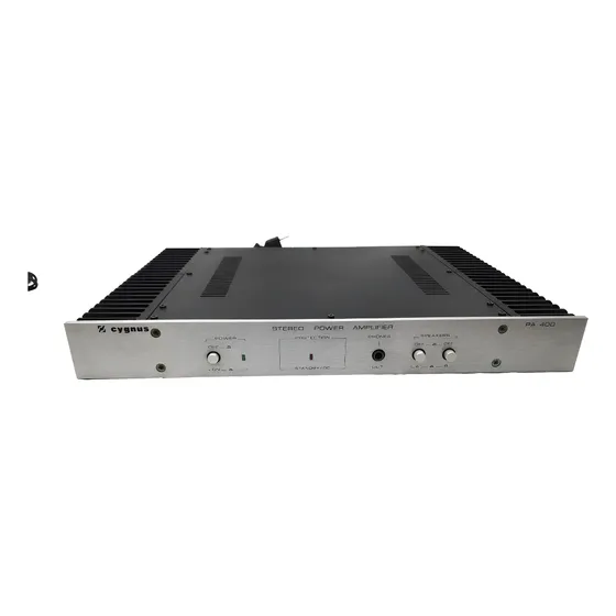 Amplificador Potência Cygnus Pa 400 - Funcionando