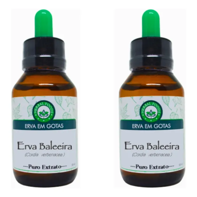 2x Erva Baleeira  Extrato 60ml Anti-inflamatório Tintura Mãe