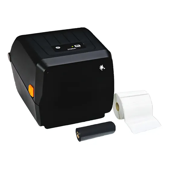 Impressora Zebra Zd220 Kit Com Ribbon E Etiquetas (zbr01)
