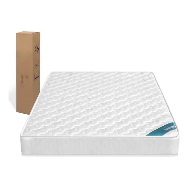 Colchon Matrimonial Memory Foam Con Resorte Ortopedic Bazaru