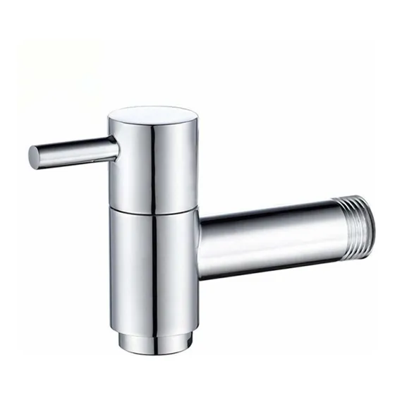 Grifo Agua Fria Montado Pared Para Baño Jardin Lavadora
