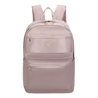 Bolsa Mochila Blossom Nylon Santino Rosa Claro Sab409u62 Bolsa Mochila Blossom Nylon Santino Rosa Claro Sab409u62