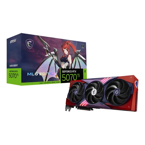 Tarjeta De Video Msi Rtx 5070 Ti 16 Gb MLG Edition Oc Gddr7