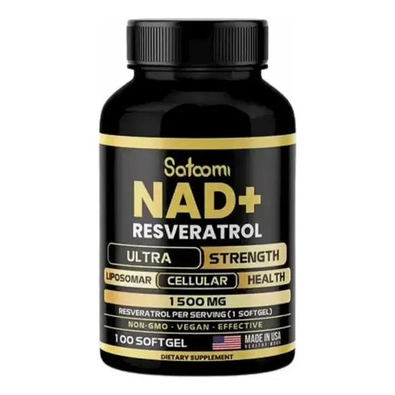 Nad + Resveratrol Americano 100 Caps Longevidad ¡Poder Celular! | Cuotas sin interés