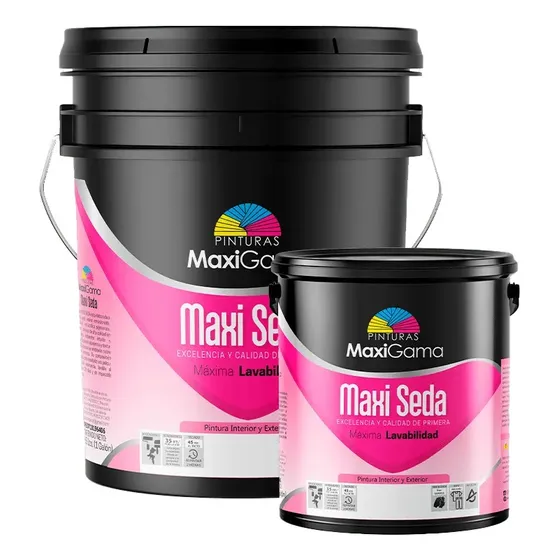 Pintura Maxigama Maxiseda Tipo B Satinada Blanco 20l