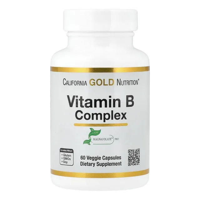 Complejo B California Gold Nutrition 60 Cápsulas