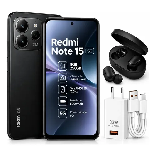 Xiaomi Redmi Note 13 5G Dual SIM 256GB Preto 8GB RAM | MercadoLivre
