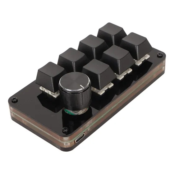 Teclado Mecânico De Programação Macro Hotswap Com Uma Mão