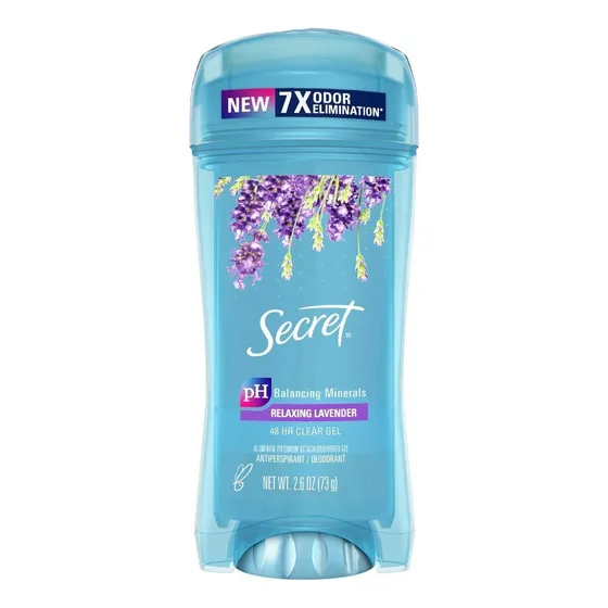 Desodorante Secret gel fragancia lavanda 73g