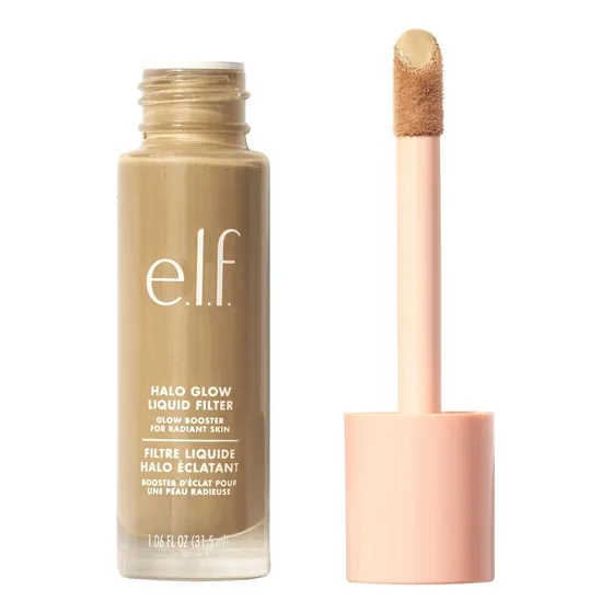 Elf Halo Glow Liquid Filter Base Líquida Tono 0.5  Fair Tres 3.5 Medium Moyen