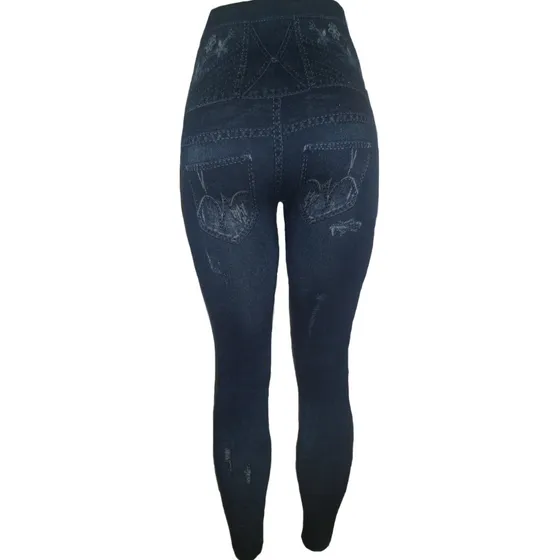 Leggins Tipo Jeans Termico Pantalon Invierno Grueso