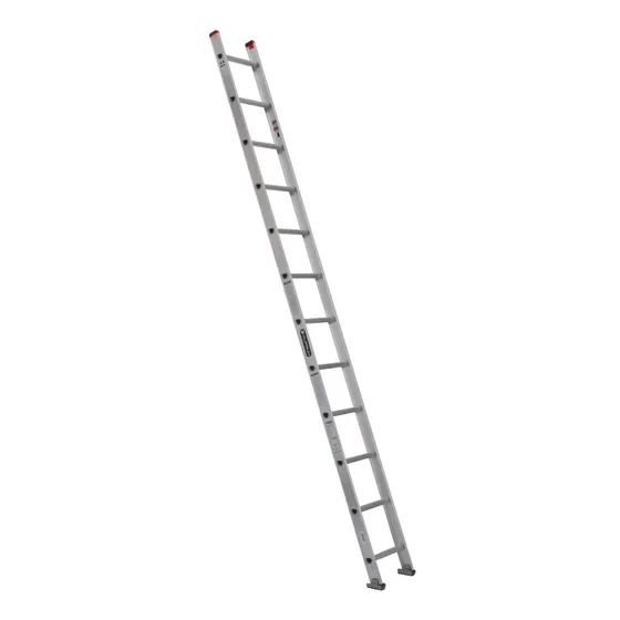 Escalera Recta Aluminio Cuprum (altura 3.60mt/12escalones)