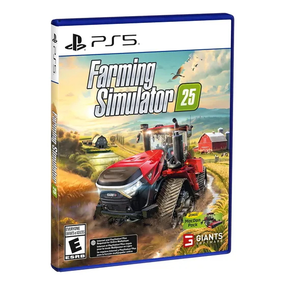 Jogo Farming Simulator 25 Ps5 Físico Envio Rápido