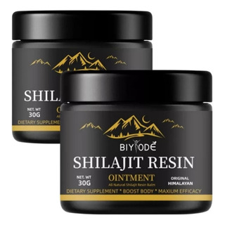 2*30g De Resina Shilajit Orgânica Pura E Natural De Himal Fs 2*30g De Resina Shilajit Orgânica Pura E Natural De Himal Fs
