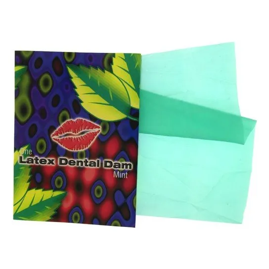Presa Dental De Latex - Menta