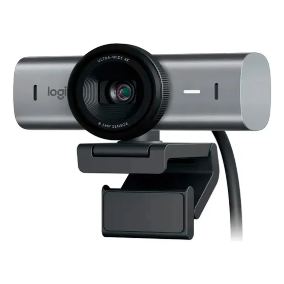 Webcam Logitech Mx Brio 705 4k Ultra Hd Com Ia Logitech Cor Cinza
