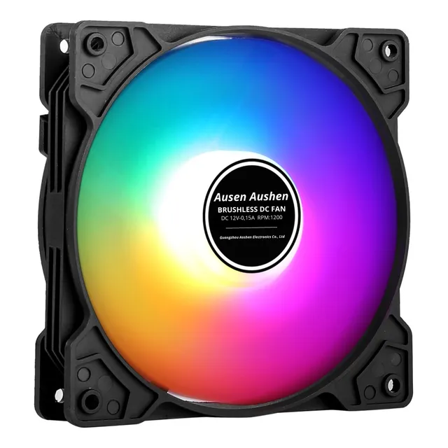 Cooler Rgb Fan Led Gamer Pc Cpu 120mm 12v 1200rpm Ruleman 4p