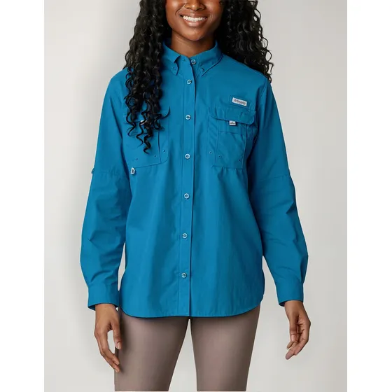 Camisa Columbia Bahama Pfg Omniwick Omnishade Para Dama 