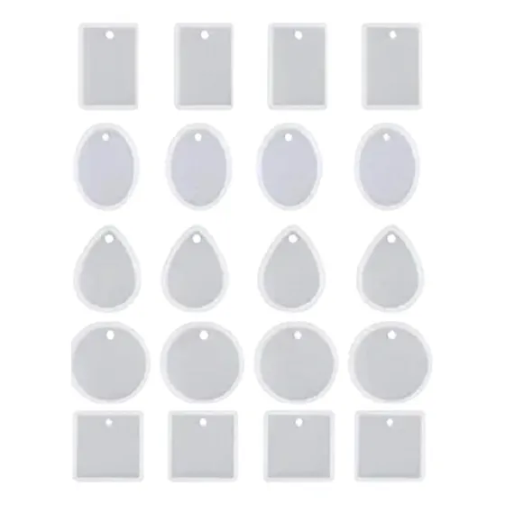 Moldes De Silicon Individuales Para Dijes, Llavero Pequeños 