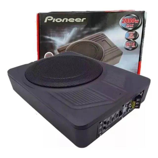 Bajo Plano Amplificado Subwoofer 10 Pulgadas 2000w Pioneer