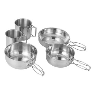 Juego De Utensilios Cocina Por Camping Acero Inoxidable 5pc Juego De Utensilios Cocina Por Camping Acero Inoxidable 5pc