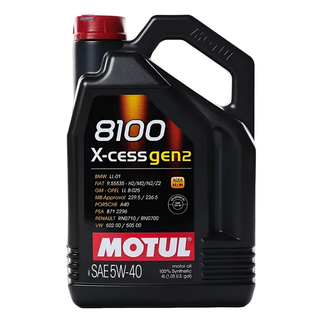 Aceite Motul Motor X-cess Gen 2 5w40 4l