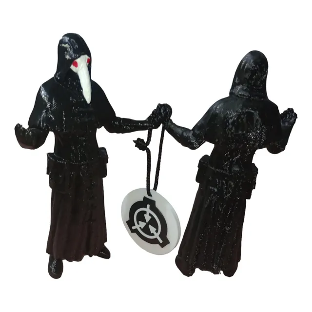 Scp 049 + Llavero /  (scp 049) Doctor Plaga ( Doctor Plague)
