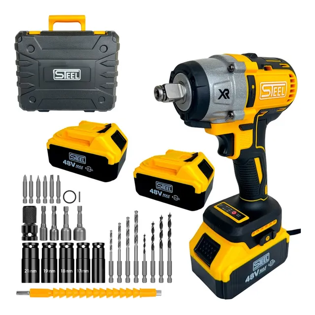 Chave De Impacto 1/2pol 38v 620nm Motor Brushless Sem Juros