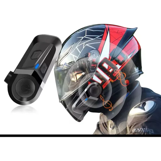 Intercomunicador Para Moto Bluetooth Llamadas Contra Agua