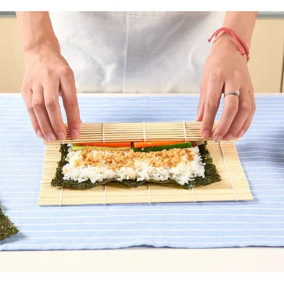 Esterilla De Bambu Para Sushi 24 X 24