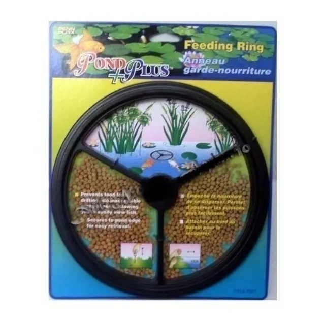 Penn Plax Alimentador Circular Flotante Para Peces Kois X 2 