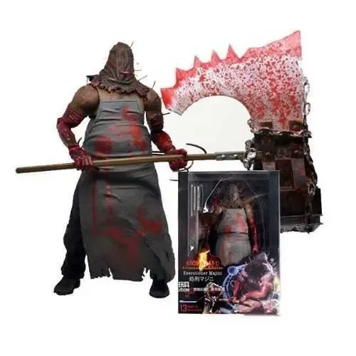 Boneco Resident Evil Leon Neca Chainsaw Ganado 4 Acti Figure